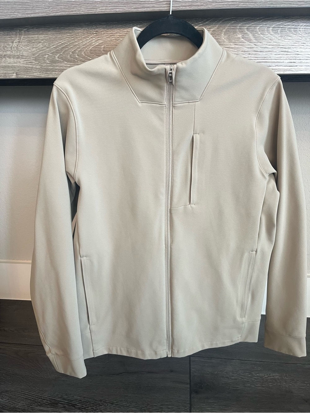 Men's Lululemon Zip-Front Lightweight Jacket - Dark Tan